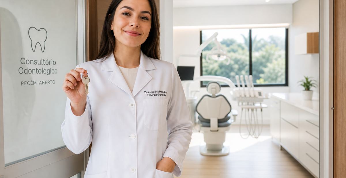 Dentista abrindo o próprio consultório odontológico em 2026